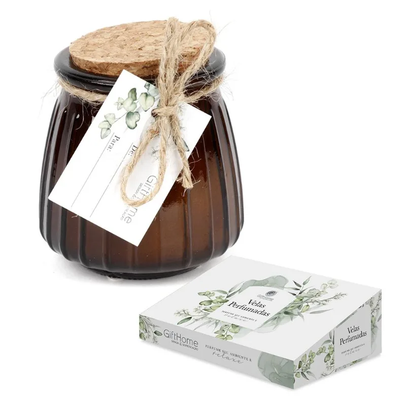 Vela Perfumada Parafina Sup Vidro5X6X7Cm Cascavel