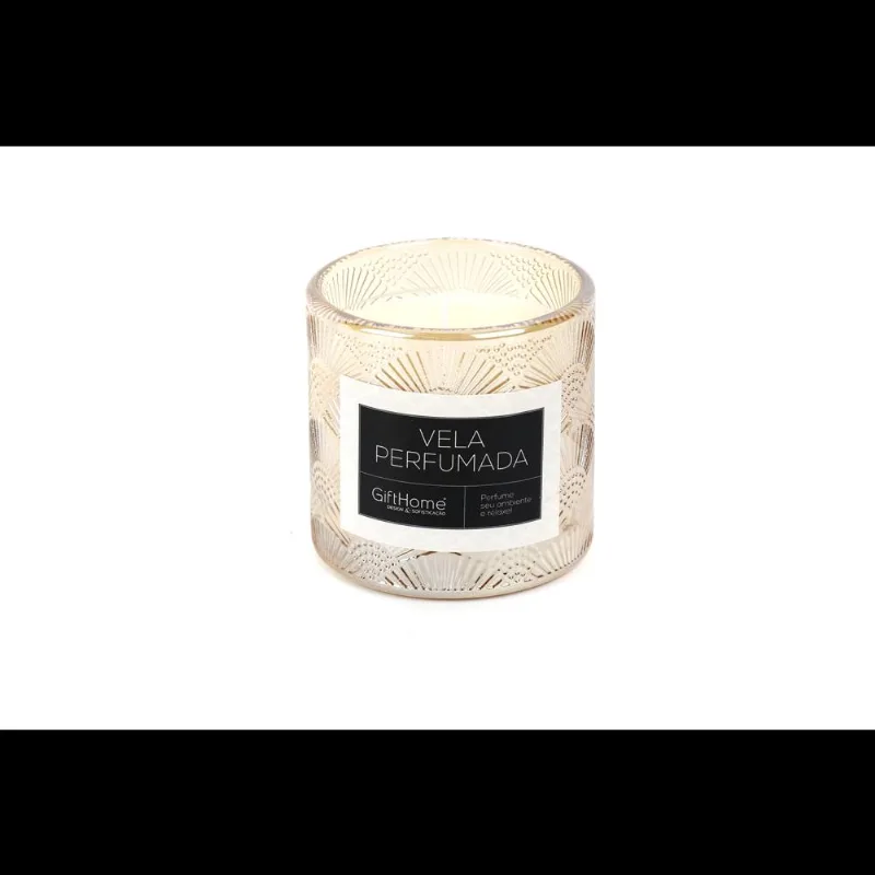 Vela Perfumada Parafina Sup Vidro 7X7Cm Cascavel