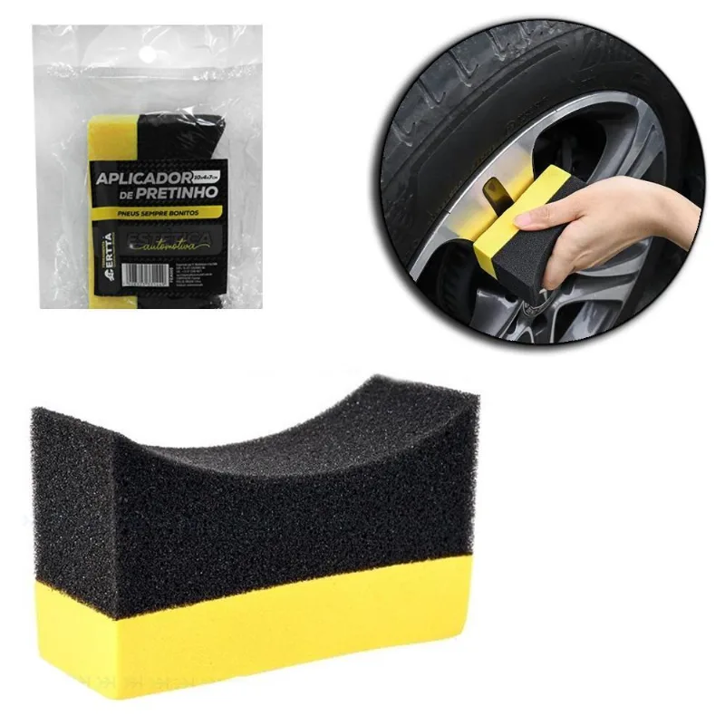 Espuma Aplicador De Pretinho Estetica Automotiva 10x7x4cm