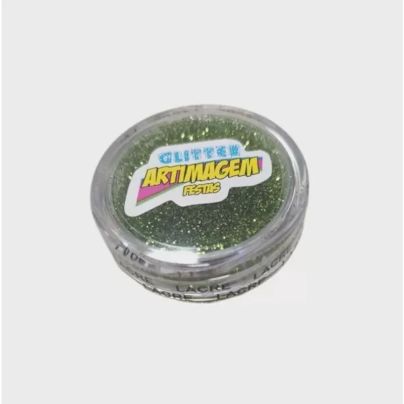 Glitter p/ Decor Verde Claro 8g Artimagem