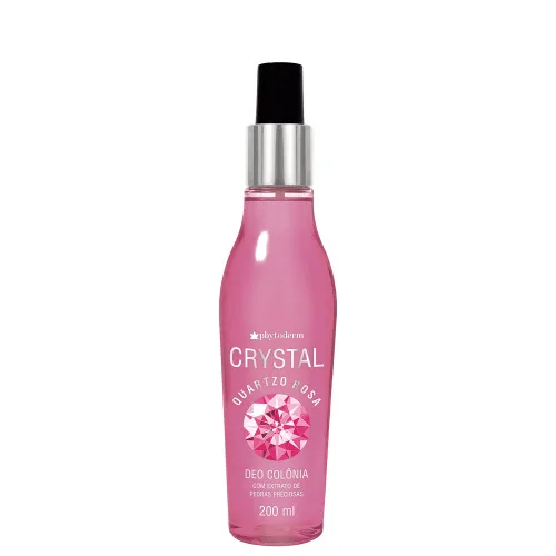 PHYTODERM DEO COLONIA CRYSTAL 200ML QUARTZO ROSA - CRYSTAL
