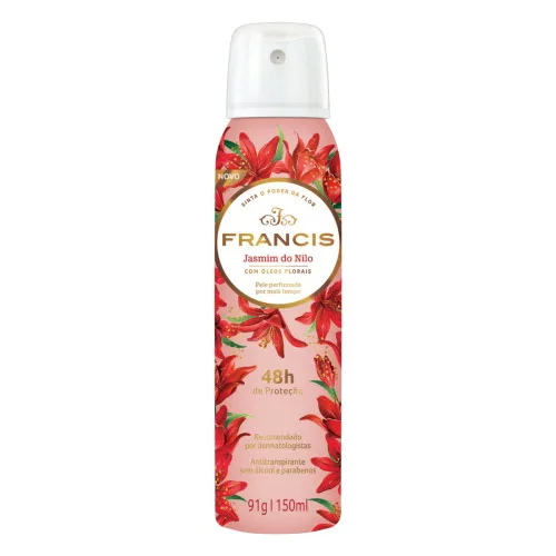 DESOD FRANCIS AERO ROSA FR VERMELH 150ML 1UN X150ML - CLASSICO