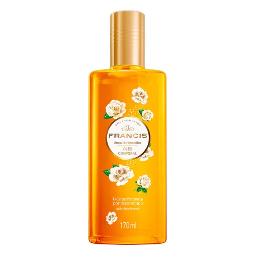ÓLEO CORPORAL ROSAS DE VERSAILLES FRANCIS FRASCO 170ML - FRANCIS
