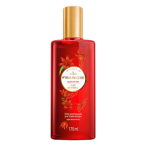 ÓLEO CORPORAL JASMIM DO NILO FRANCIS FRASCO 170ML - FRANCIS