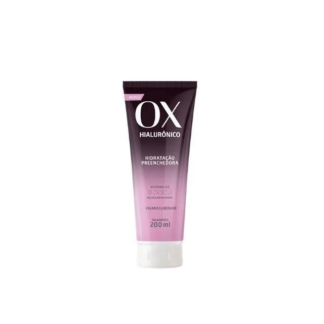 Shampoo OX 200ml - Hialurônico - Ox - Dermo E Beleza