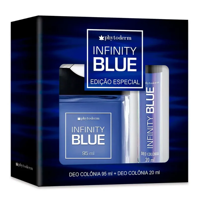 Kit Deo Colônia Infinity Phytoderm 95ml + Deo Colônia 20ml