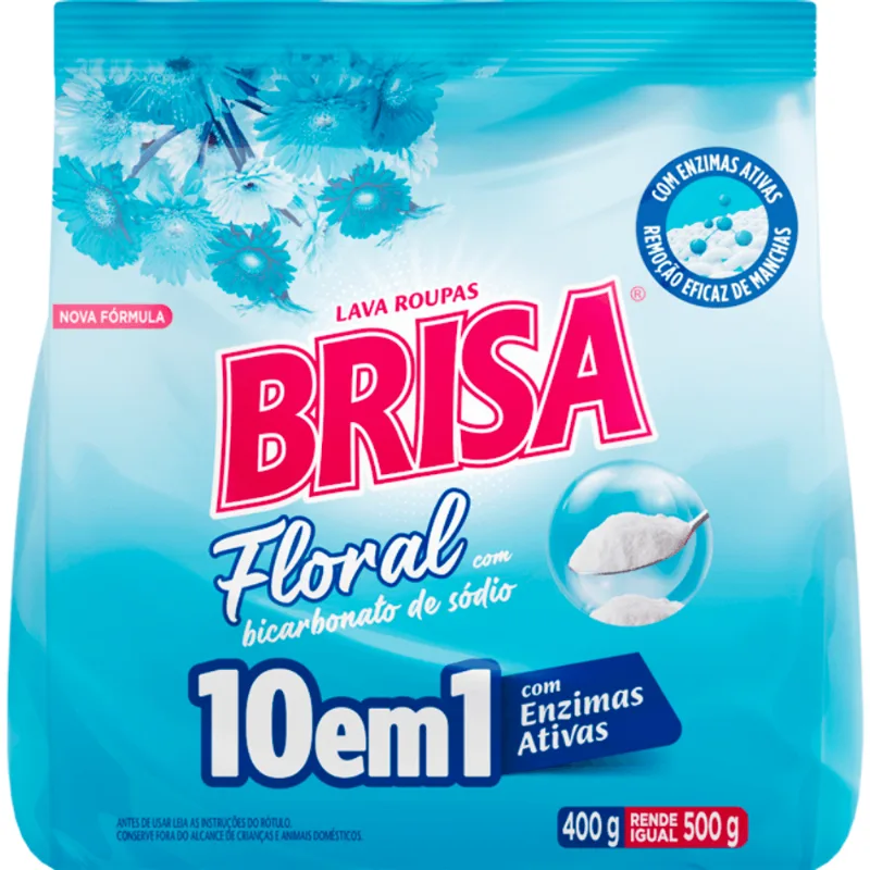 Lava Roupas em Pó Brisa Floral com Bicarbonato 400g