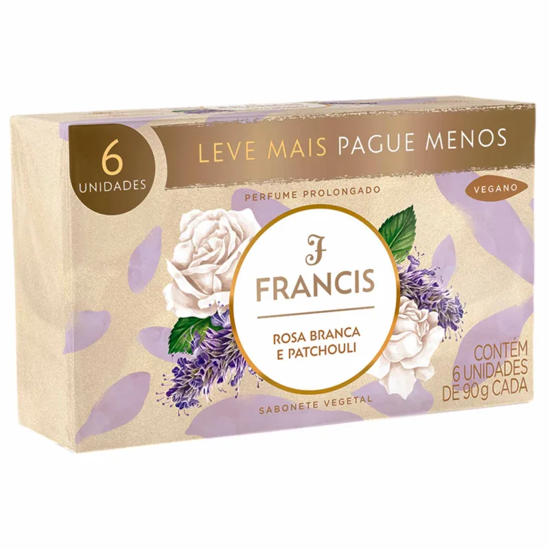 SAB FRANCIS 90G CLASSICO BRANCO PRC ESP(E)* - Francis - Higiene E Beleza