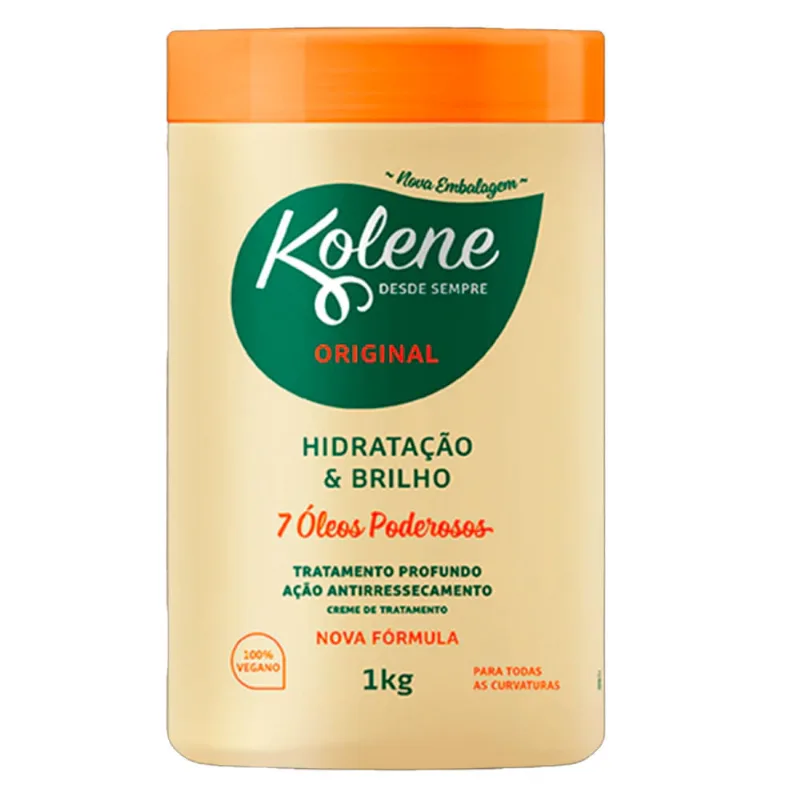 Creme Para Tratamento Kolene 1Kg Cronograma Hidratação