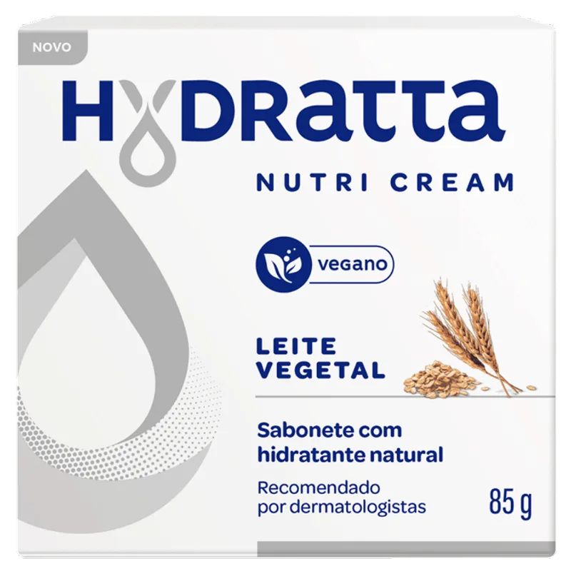 Sabonete em Barra Hydratta Nutri Cream Leite Vegetal 85g