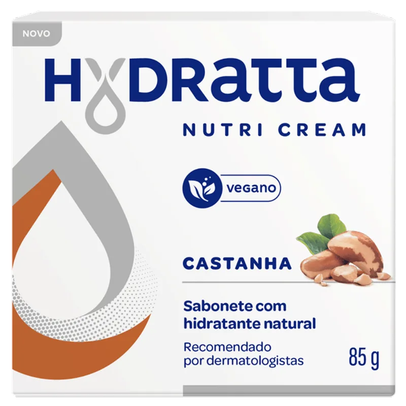 Sabonete em Barra Hydratta Nutri Cream Castanha 85g