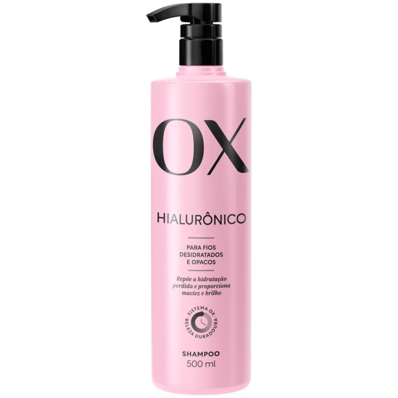 Shampoo OX Hialurônico 500ml - Ox - Higiene E Beleza