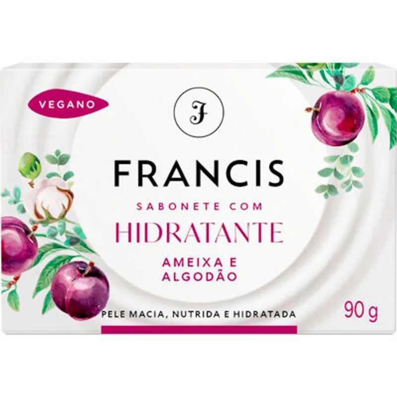 Sabonete Hidratante Francis Roxo 90g
