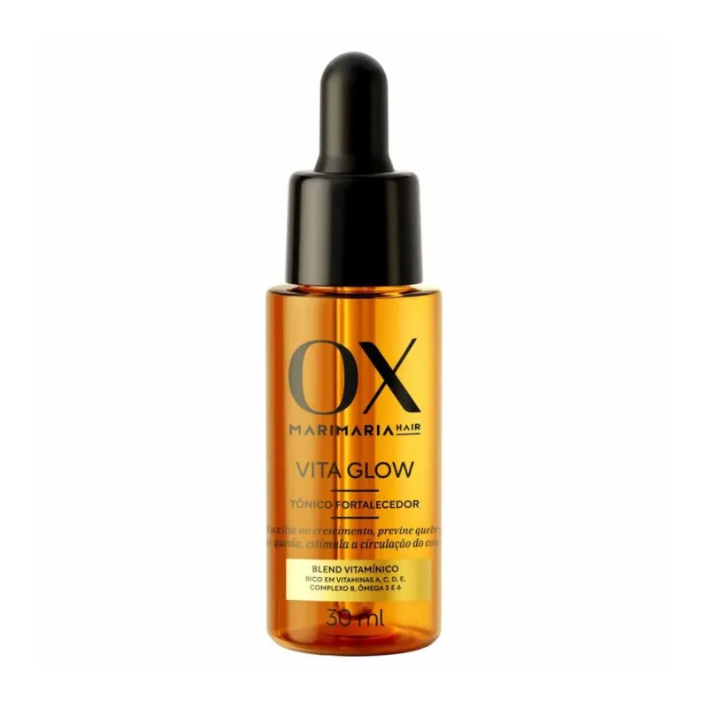 Tônico Capilar OX Vita Glow Mari Maria Hair Blend Vitamínico 30ml - Ox