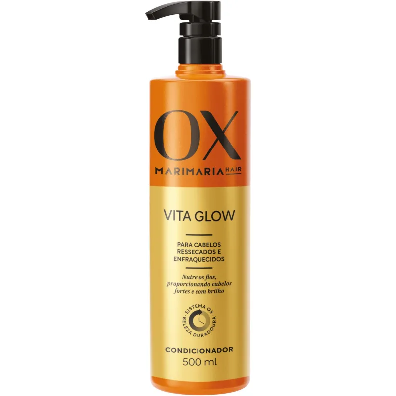Condicionador OX Vita Glow 500ml - Ox - Higiene E Beleza