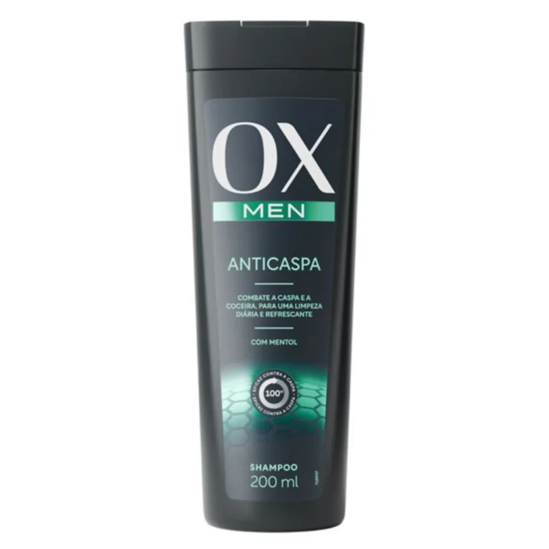 Shampoo Ox 200ml Men Anticaspa