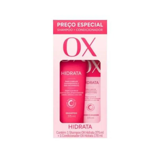 SH+COND OX HIDRATA 375+170ML - Ox - Dermo E Beleza