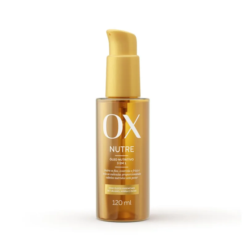 OLEO CAPILAR OX NUTRITIVO 120ML - Ox - Dermo E Beleza