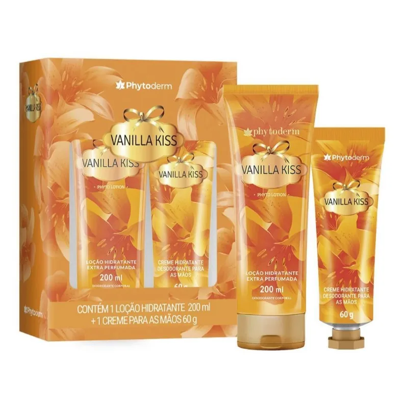 Kit Phytoderm Vanilla Kiss Hidratante Corporal 200Ml + Creme Para Mãos 60G - Feminino