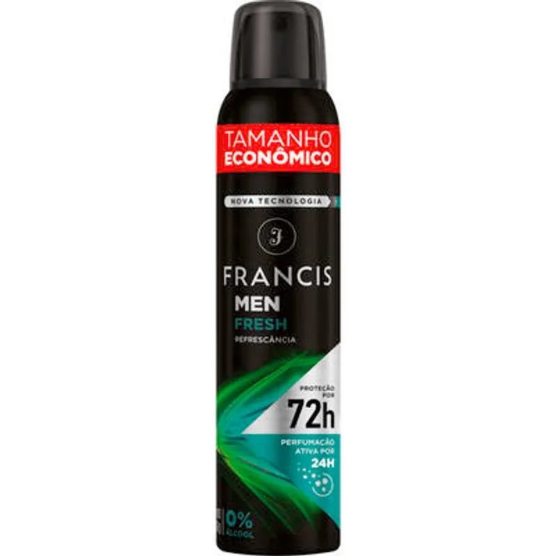 Desodorante Aerossol Francis Men Fresh 200ml