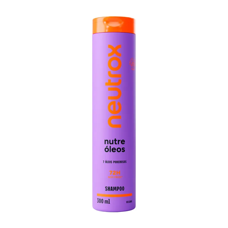 Shampoo Neutrox Nutre óleos 300ml - Neutrox - Higiene E Beleza