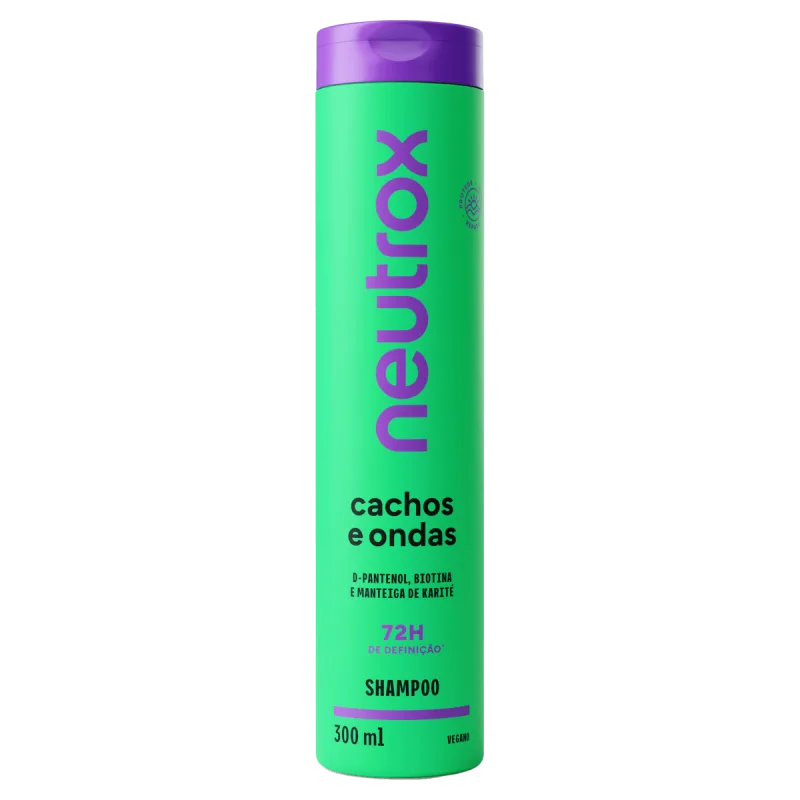 Shampoo Neutrox Cachos e Ondas Frasco 300ml - Neutrox - Higiene E Beleza