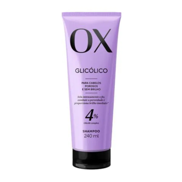 Shampoo OX Glicólico 240ml - Ox - Dermo E Beleza