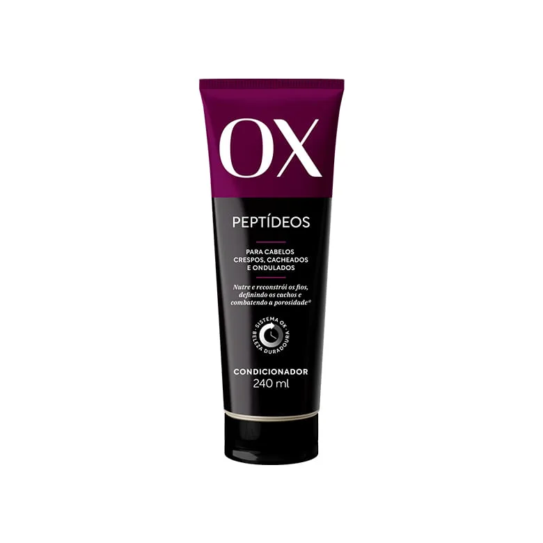Condicionador Cabelos Ox Peptídeos 240ml - Ox - Higiene E Beleza