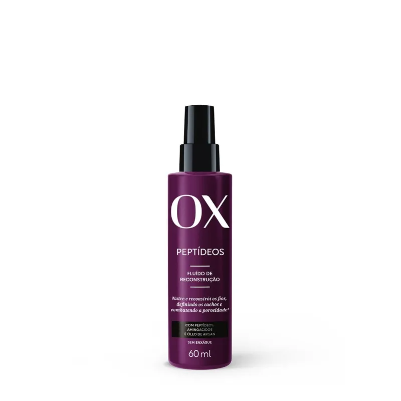 Finalizador Capilar OX Peptídeos para Crespos e Cacheados 60ml - Ox