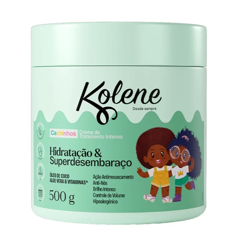 Máscara de Tratamento Infantil Kolene Cachinhos 500g