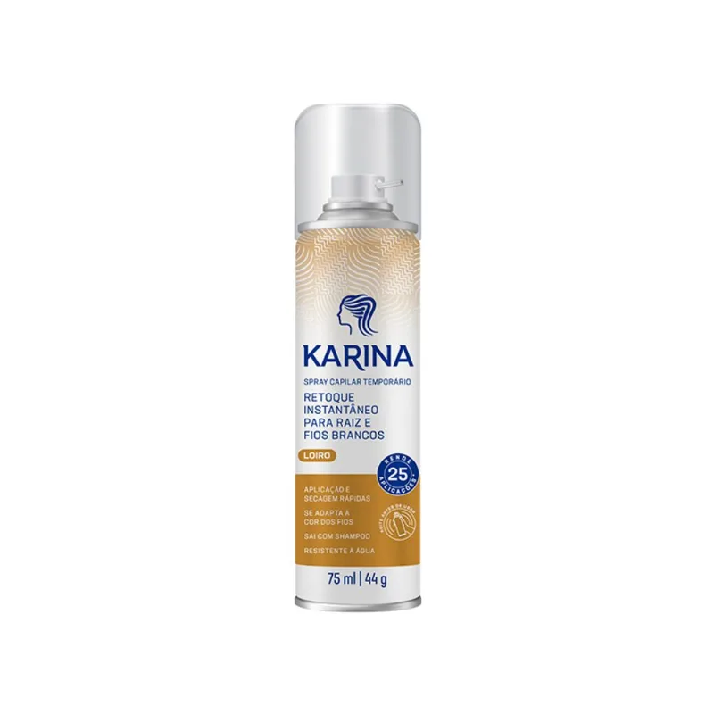 Retoque Capilar Karina Spray Loiro 75ml