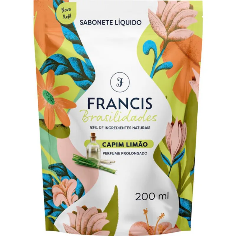 Sabonete Líquido Francis Capim Limão 200ml