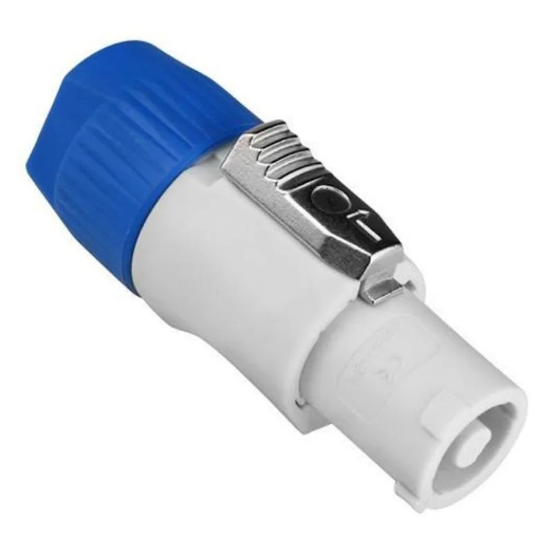 Conector Powercon Macho Out 3 Polos Branco 20A Linha Mxt