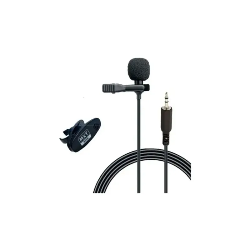 Microfone de Lapela MXT P2 Estéreo MX-L01 - AC2254 - MXT MUSICAL