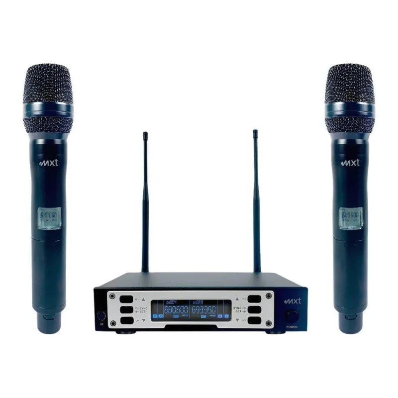Microfone Duplo Sem Fio Uhf-9000 - OUTRAS - Instrumentos Musicais