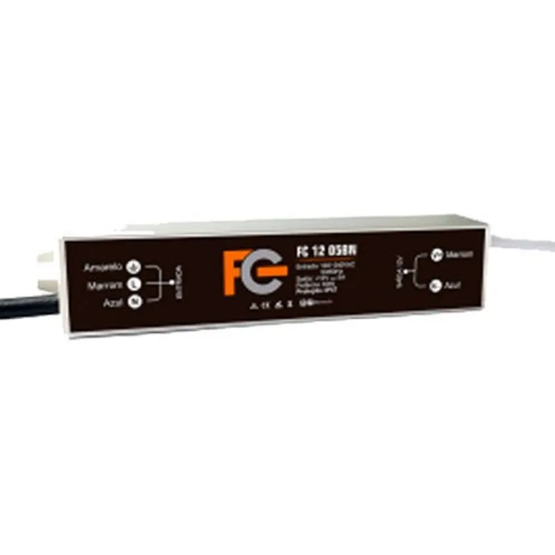 Fonte FC Fontes Blindada 12V 5A 60W IP67 (MP)