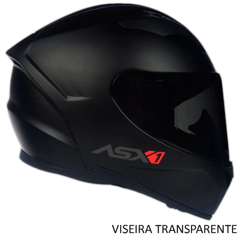Capacete Asx City Preto Grafite Fosco 60 (MP)