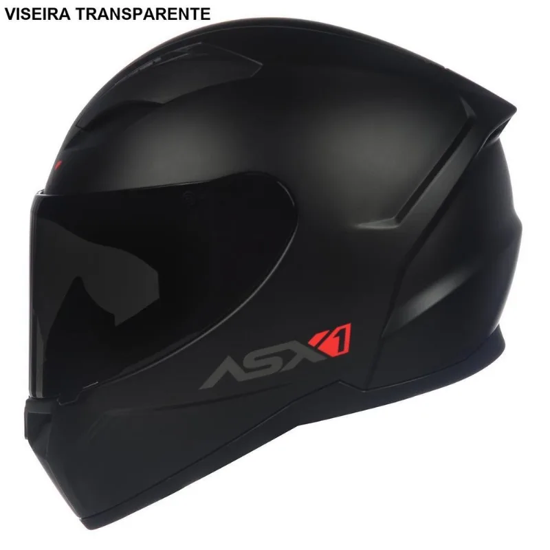 Capacete Asx City Preto Grafite Fosco 64 (MP)