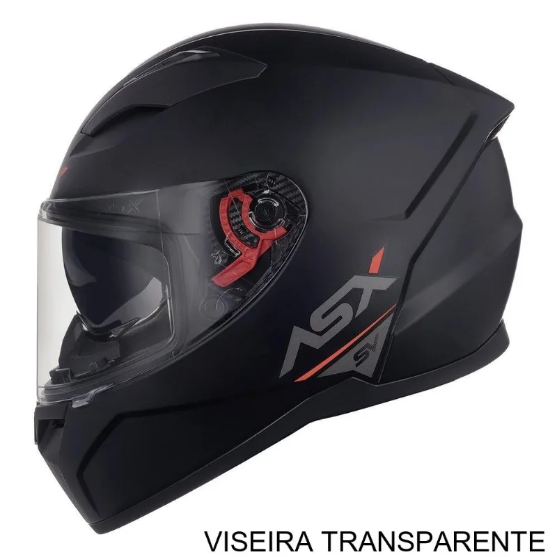 Capacete ASX City SV Solid Fosco Preto E Grafite 62 (MP)