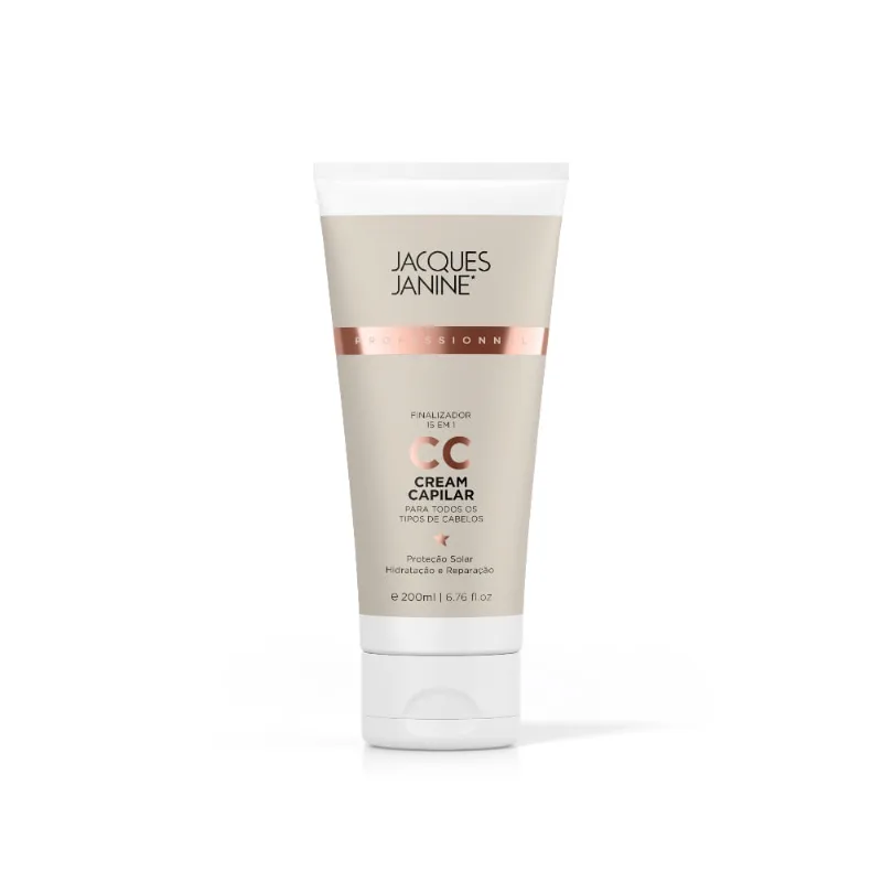 Creme Finalizador Jacques Janine CC 15 em 1 Cream Capilar 200ml