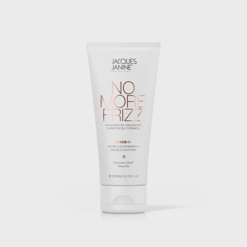Creme Para Pentear Jacques Janine Leave In No More Frizz 200ml