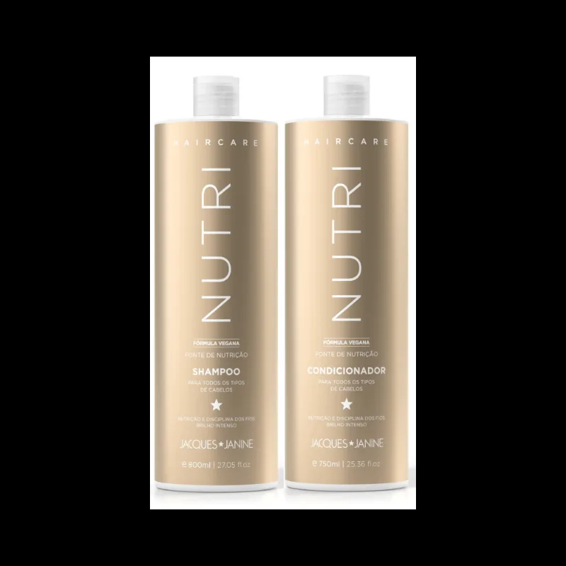 Kit Jacques Janine Hair Care Nutri Shampoo 800ml + Condicionador 750ml