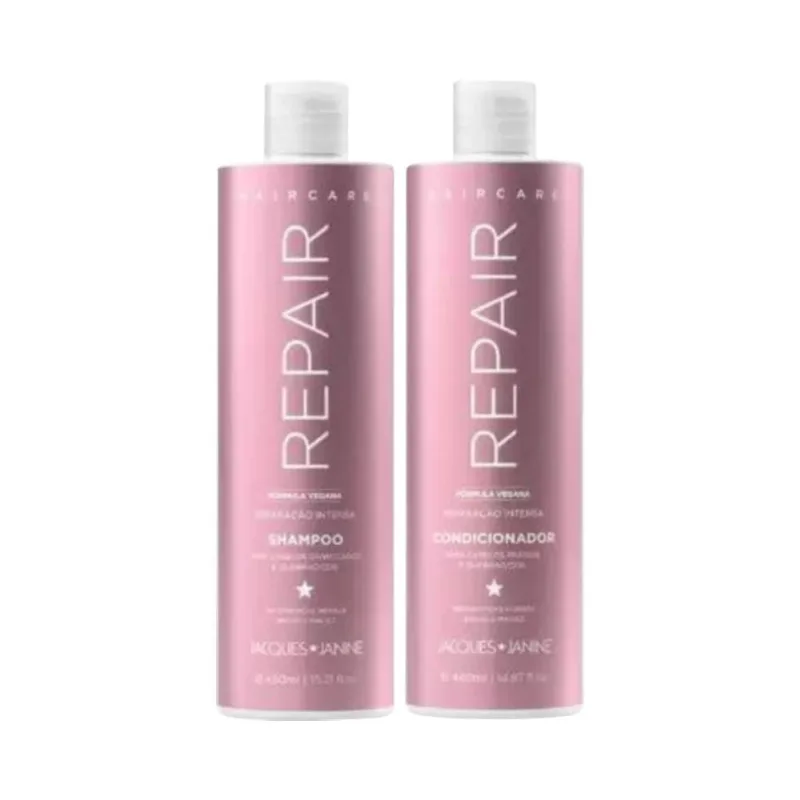 Kit Jacques Janine Hair Care Repair Shampoo 450ml + Condicionador 440ml
