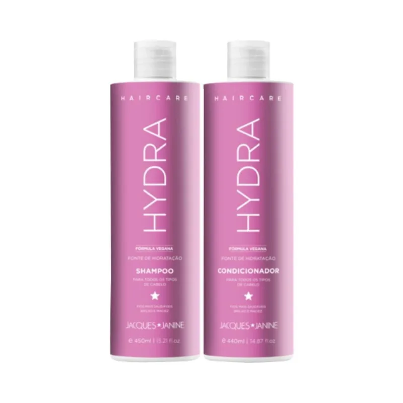 Kit Jacques Janine Hair Care Hydra Shampoo 450ml + Condicionador 440ml KIT SH+COND.JACQUES J.450ML H.CARE HYDRA