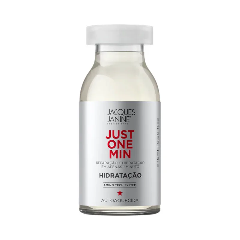 Ampola Jacques Janine Just One Min Hidratação 15ml AMP.JACQUES JANINE 15ML JUST ONE MIN HID