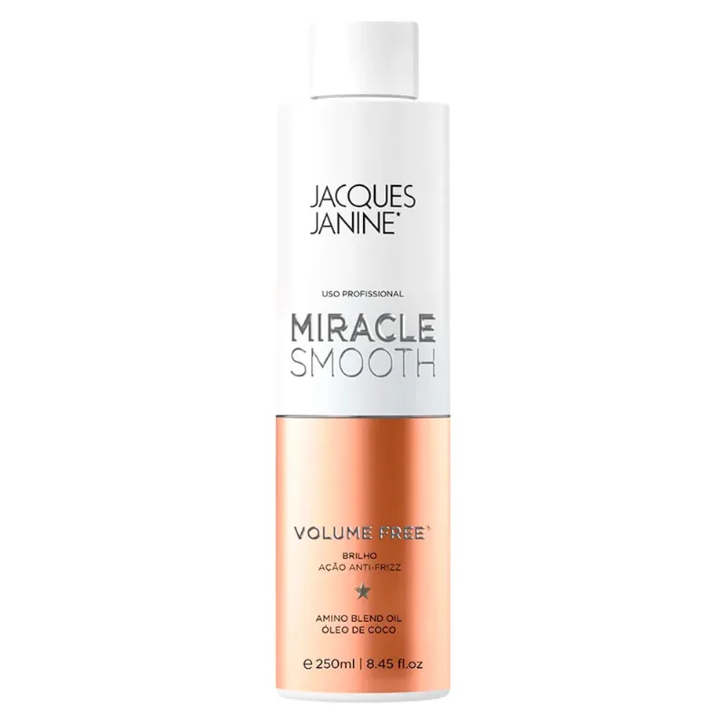 Creme De Tratamento Jacques Janine Miracle Smooth Volume Free 250ml