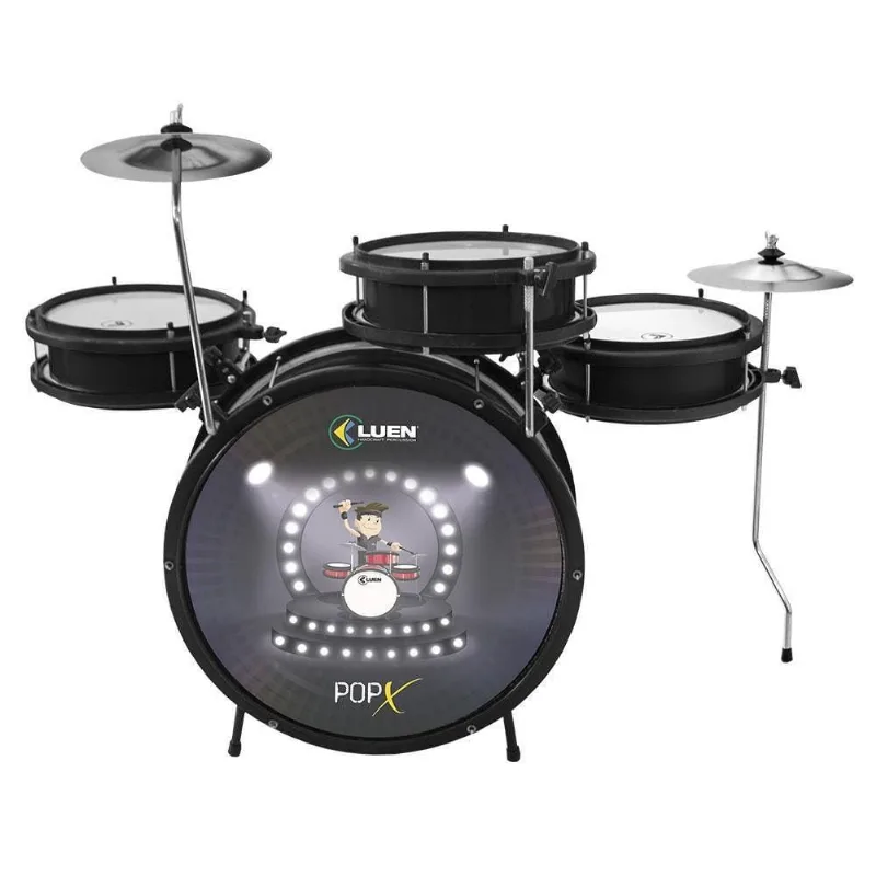 Bateria Infantil Luen Pop x Preto