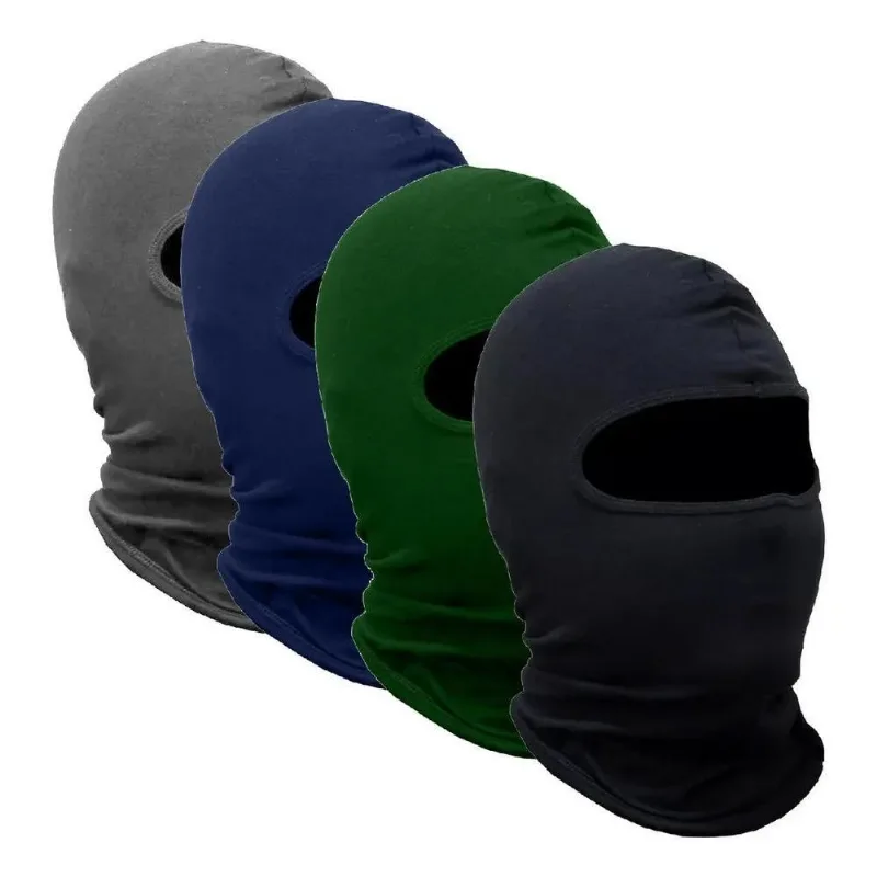 Kit 4 Balaclavas Touca Facial Protetor Solar Uv50+ Moto Cor