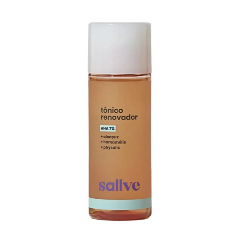 Tônico Facial Sallve Renovador AHA 4% 120ml - Sallve - Dermo E Beleza