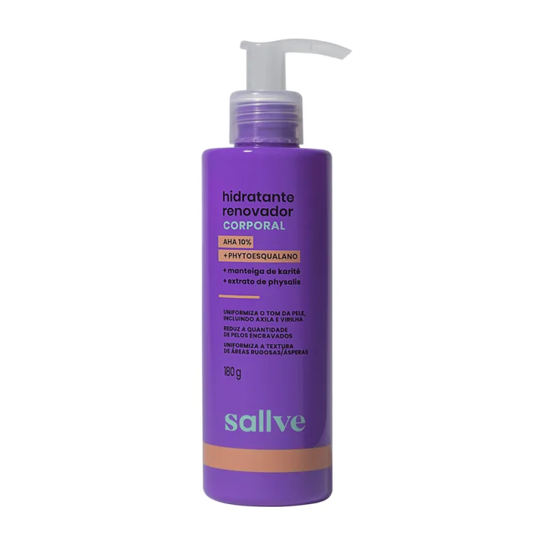 Hidratante Corporal Renovador Sallve - 180g - Sallve - Dermocosméticos